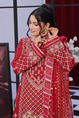 Dressline loiza Unstitched 3 Pc Luxury Emb Organza Collection