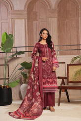 Dressline Launching New Unstitched 3 Pcs Premium Chikankaridigital Printed Lawn Collection
