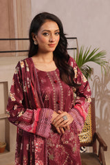 Dressline Launching New Unstitched 3 Pcs Premium Chikankaridigital Printed Lawn Collection