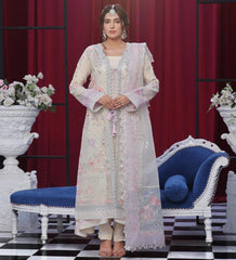 Dressline loiza Unstitched 3 Pc Luxury Emb Organza Collection