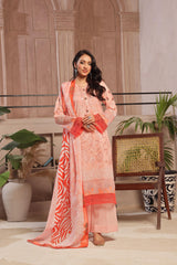 Dressline Launching New Unstitched 3 Pcs Premium Chikankaridigital Printed Lawn Collection