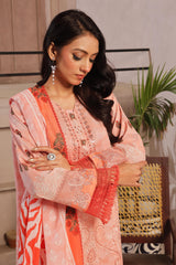 Dressline Launching New Unstitched 3 Pcs Premium Chikankaridigital Printed Lawn Collection