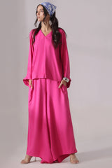 Ora Fashion Stitched 2 Piece Summer Collection'2025-FUSHIA