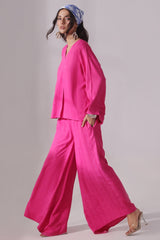 Ora Fashion Stitched 2 Piece Summer Collection'2025-FUSHIA