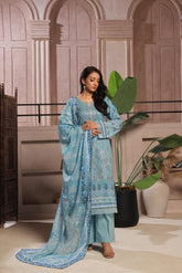 Dressline Launching New Unstitched 3 Pcs Premium Chikankaridigital Printed Lawn Collection