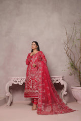 Dressline Dastangoi Unstitched 3 Piece Luxury Emb Organza Collection