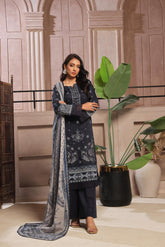 Dressline Launching New Unstitched 3 Pcs Premium Chikankaridigital Printed Lawn Collection