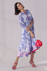 Ora Fashion Stitched Dress Collection'2025-MOROCCAN Midi Dress