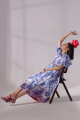 Ora Fashion Stitched Dress Collection'2025-MOROCCAN Midi Dress