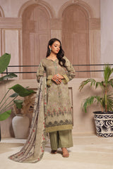 Dressline Launching New Unstitched 3 Pcs Premium Chikankaridigital Printed Lawn Collection