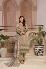 Dressline Launching New Unstitched 3 Pcs Premium Chikankaridigital Printed Lawn Collection