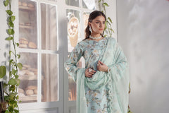 Esfir By Dressline Stitched 3 Piece Summer Collection'2025-esfir-stitched-aqua-bloom