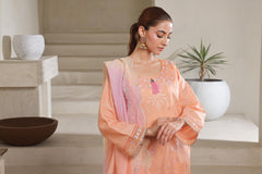 Dressline Qaval Luxury Chikankari Lawn With Embellishments, Boring Work & Bana Dora Embroidery