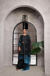 Dressline Salina Emb Sophistication Reimagined Unstitched Chikankari & Cutwork Bana Dora Lawn With Diamond Digital Dupatta & Dyed Cambric Trousers