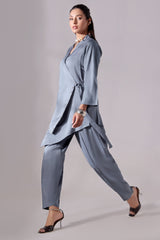 Ora Fashion Stitched 2 Piece Summer Collection'2025-Ora Fashion Teal Dress