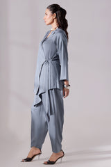 Ora Fashion Stitched 2 Piece Summer Collection'2025-Ora Fashion Teal Dress