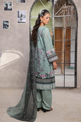 Dressline Salina Emb Sophistication Reimagined Unstitched Chikankari & Cutwork Bana Dora Lawn With Diamond Digital Dupatta & Dyed Cambric Trousers