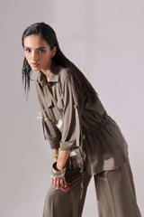 Ora Fashion Stitched 2 Piece Summer Collection'2025-SAFARI SET