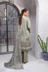 Dressline Salina Emb Sophistication Reimagined Unstitched Chikankari & Cutwork Bana Dora Lawn With Diamond Digital Dupatta & Dyed Cambric Trousers