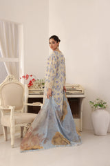 Zarnaz By Dressline Stitched 3 Piece Emb PP Staple Summer Collection'2025-zarnaz-pp-graywhite-3pcStitched