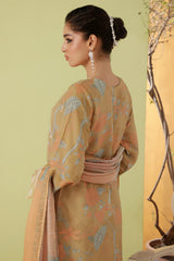 Dressline Noray Stitched 3 Piece Luxury Emb Pp Staple Collection