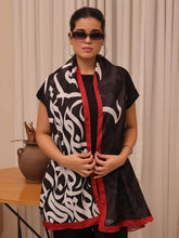 Tng By Md Stole Collection-Huroof Stole (Black)