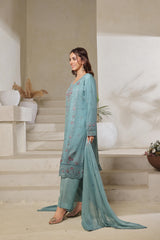 Dressline Zeva Festive Elegance Redefined Stitched 3 Piece Hand-Emb Chiffon