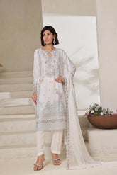 Dressline Zeva Festive Elegance Redefined Stitched 3 Piece Hand-Emb Chiffon
