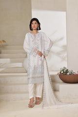 Dressline Zeva Festive Elegance Redefined Stitched 3 Piece Hand-Emb Chiffon