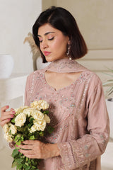 Dressline Zeva Festive Elegance Redefined Stitched 3 Piece Hand-Emb Chiffon