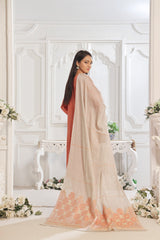 Dressline Saffira UnStitched 3 Piece Premium Emb ChikankariSlub Lawn Collection