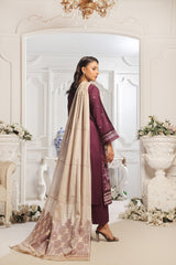 Dressline Saffira UnStitched 3 Piece Premium Emb ChikankariSlub Lawn Collection