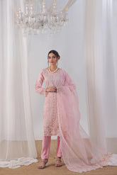 Dressline Malikah Stitched 3 Piece Luxury Emb Organza Collection