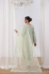 Dressline Malikah Stitched 3 Piece Luxury Emb Organza Collection