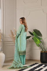 Dressline Launching New Unstitched 3 Pcs Premium Chikankari Emb Digital Printed Bana Dora Lawn Collection