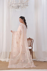 Dressline Malikah Stitched 3 Piece Luxury Emb Organza Collection