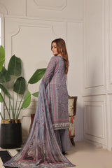 Dressline Launching New Unstitched 3 Pcs Premium Chikankari Emb Digital Printed Bana Dora Lawn Collection