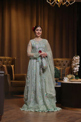 Dressline Semi Stitched 3 Pc Luxury Emb Net Collection