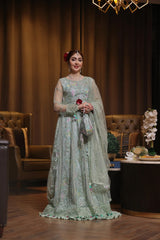 Dressline Semi Stitched 3 Pc Luxury Emb Net Collection