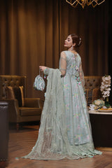 Dressline Semi Stitched 3 Pc Luxury Emb Net Collection