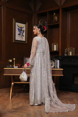 Dressline Semi Stitched 3 Pc Luxury Emb Net Collection