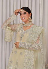 Dressline Semi Stitched 5 Pc Luxury Emb Organza Collection