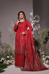 Dressline UnStitched 3 Piece Premium Heavy Chikankari & Laserkari Emb Bana Dora Lawn Collection