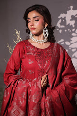 Dressline UnStitched 3 Piece Premium Heavy Chikankari & Laserkari Emb Bana Dora Lawn Collection