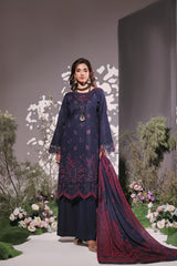 Dressline UnStitched 3 Piece Premium Heavy Chikankari & Laserkari Emb Bana Dora Lawn Collection