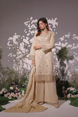 Dressline UnStitched 3 Piece Premium Heavy Chikankari & Laserkari Emb Bana Dora Lawn Collection