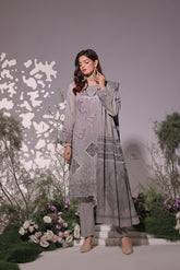 Dressline UnStitched 3 Piece Premium Heavy Chikankari & Laserkari Emb Bana Dora Lawn Collection