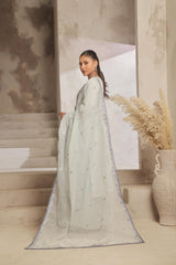 Dressline Launching New Semi Stitched 3 Pcs Premium Emb ChikankariDoriya Lawn Collection