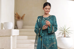 Dressline Nirmal Unstitched 3 Piece Premium Heavy Chikankari Pallu Emb Bana Dora Digital Printed Lawn Collection