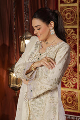 Dressline New Unstitched 3 Piece Luxury Emb Organza Collection